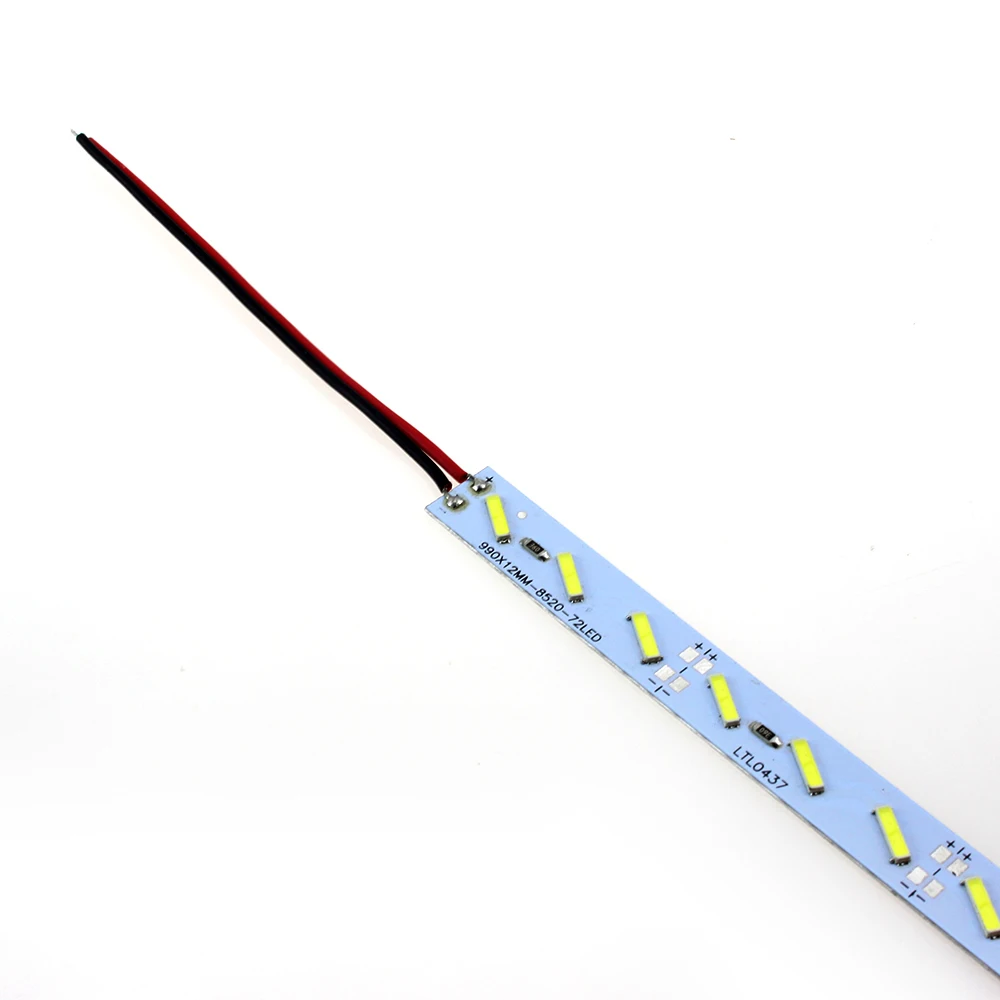 الجملة 5-50 قطع led 8520 smd dc12v 50 سنتيمتر 36 قطاع الصلب وسيس قاد شريط ضوء 12 فولت الألومنيوم والمطابخ خزانة الدافئة/الباردة الأبيض