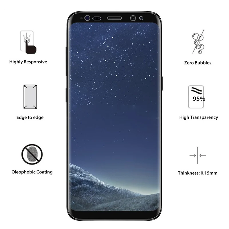 3D полное покрытие матовый протектор экрана для samsung Galaxy S7 Edge S8 S9 S10 Plus S10e Note 8 9 10 Plus мягкая пленка не стекло