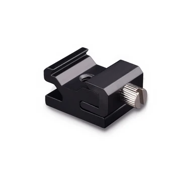 

Camera Metal Cold Shoe Hot Shoe Flash Bracket Mount Adapter With 1/4 Tripod Screw To Light Stand Tripod