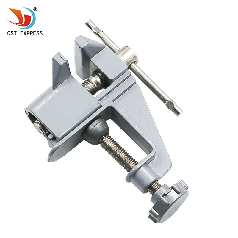 

High quality Mini Table Vice Aluminium Alloy Bench Screw Bench Vise for DIY Jewelries Craft mould Fixed Repair Tool Freeshipping