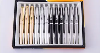 

high grade metal gel ink pen cartoon stationery prize kawaii student gift pen office writing pen black neutral pen 24pc/lot