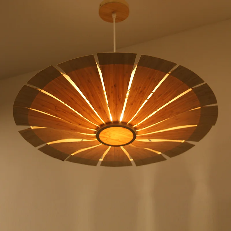 

Bamboo fan pendant light art lighting pendant lamps living room showroom study elegant home lighting decorative lamps ZA412756