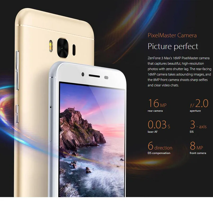 Оригинал ASUS ZenFone 3 Max ZC553KL 4G LTE мобильный телефон 5 &quotAndroid 1080x1920 ГБ 32 Восьмиядерный 4100