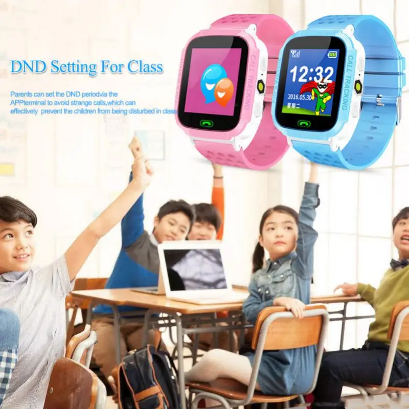 New Children Smart Watch LBS Location Soft Strap Wristwatch Wearable Device