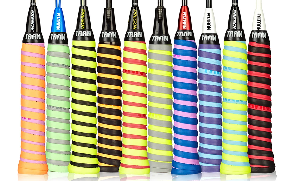 80 pcs TAAN TW920 two color Tennis Overgrips tennis rackets grip embossed badminton overgrips ...