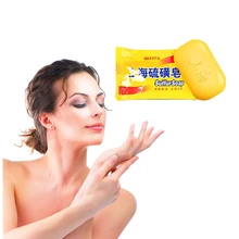 Ножной одор для ванны серное мыло для кожи условия от акне, псориаза Себорея мит противогрибковый Уход за ногами массажное мыло для ног