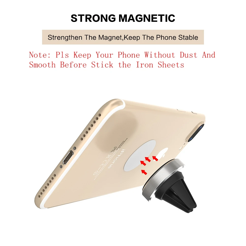  FLOVEME Universal Auto Magnetische Handy Halter Air Vent Halterung Ständer 360 Rotation Telefon Hal