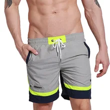 DESMIIT Brand Beach Shorts Men Summer Sea Board Swim Shorts Man Bermuda Beachwear Quick Dry GYM Sports Wear Inside Mesh Liner