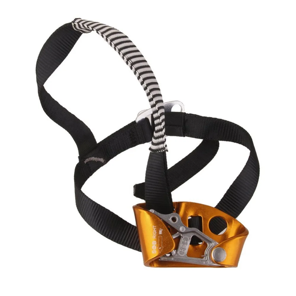 Right Foot Ascender Quick Step Foot Ascender Rope Climbing Ascender Climbing Caving Tools