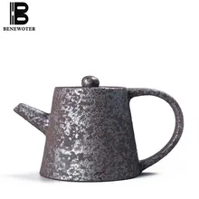 120 мл ручной работы Винтаж японский Тайвань Чай горшок дровяной Чай горшок керамика грубая керамика кунг-фу Чай комплект Посуда для напитков украшения