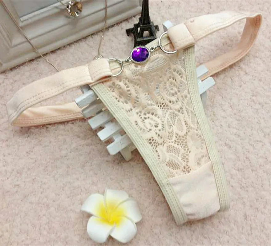 Micro thong disposable panties breathable girls thongs lace G string