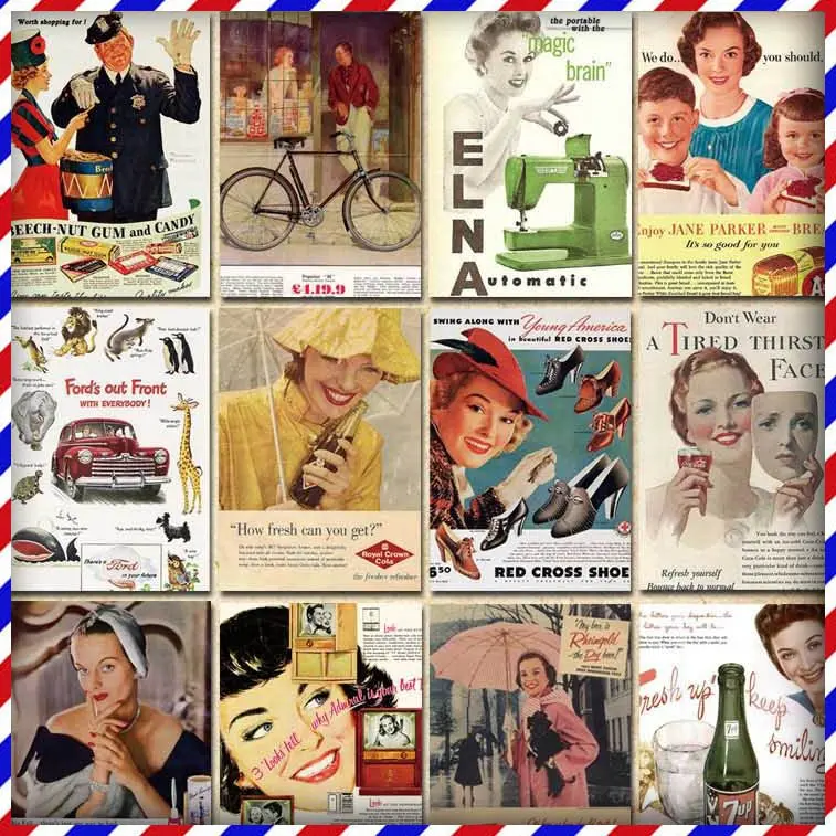 2015 Sale Free Shipping! Europe And America Old Photos Postcard