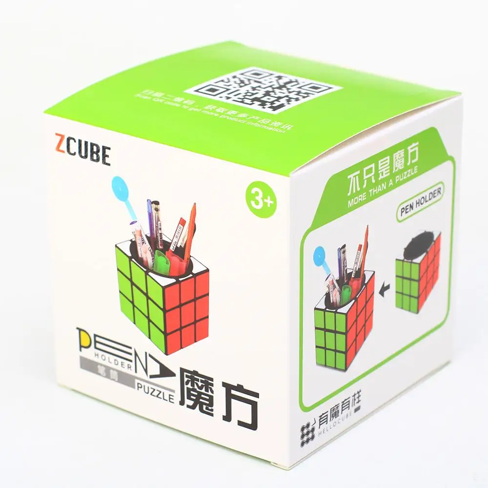 Новое поступление Z cube 3x3 Держатель для ручек волшебный куб новинка подарок головоломка игрушка-красочная