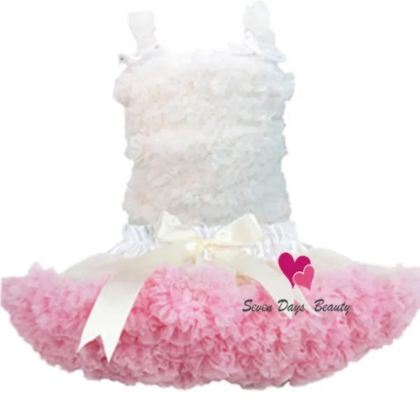 

Children clothes chiffon ruffle Tutu dresses for girls ballet baby girl dance dress pettiskirt