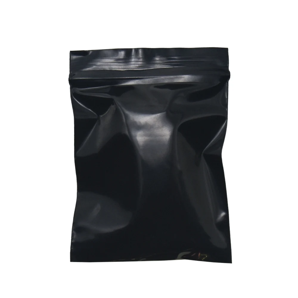 Black ziplock sale