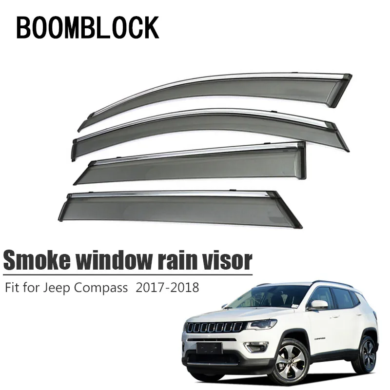 BOOMBLOCK 4 шт. автомобильные Чехлы козырек для окна защита от солнца дождя ветра
