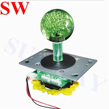 

Arcade LED Joystick 12V LED Illuminated joystick 2/4/8 Way crystal LED light joystick high quality for Jamma fight game machine