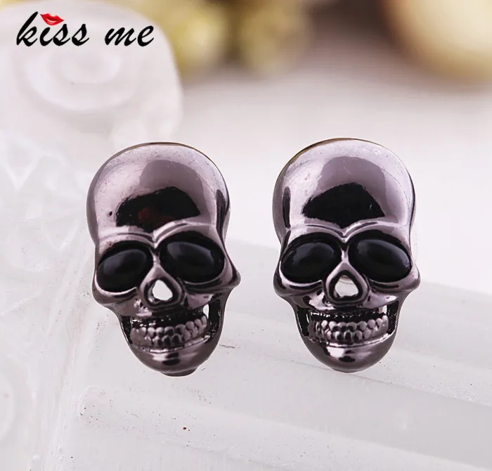 Серьги гвоздики в виде черепа на Хэллоуин|fashion stud earrings|stud earringsstud earrings wholesale |