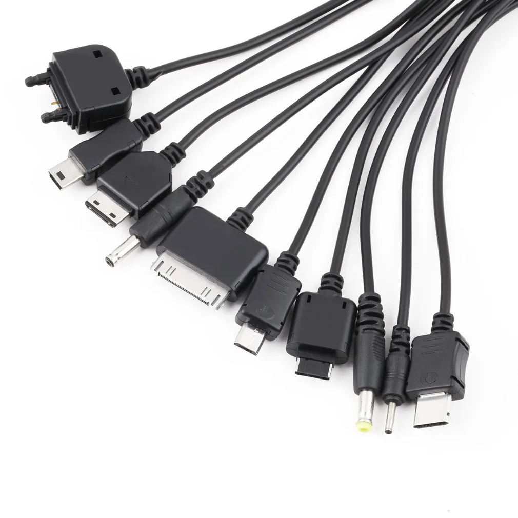 USB мультизарядное устройство 10 в 1 выдвижной телефонный кабель для iPhone HTC
