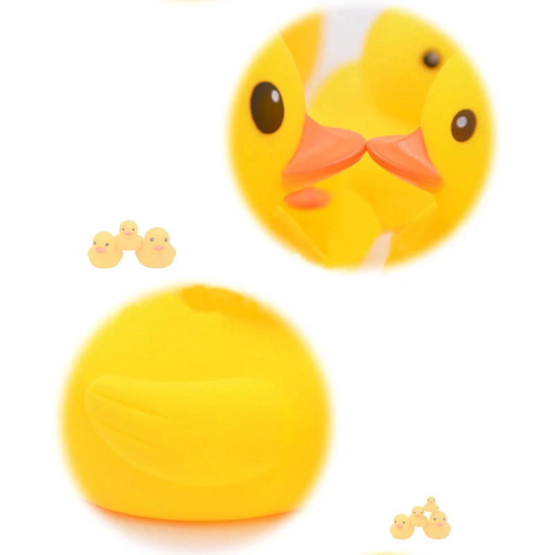 צעצוע לאמבטיה Big Size Yellow Rubber Ducky Duck Baby Bath Toys Classic Bathing Bath Toys