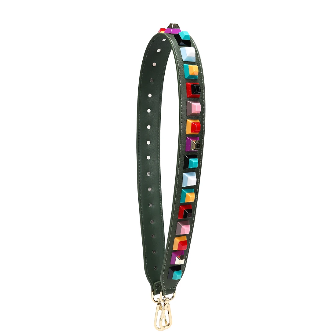 

SFG HOUSE Rivet Summer Bag Strap PU Leather Women Shoulder Bag Straps Boho Style Straps Replacement Women Bag Accessories