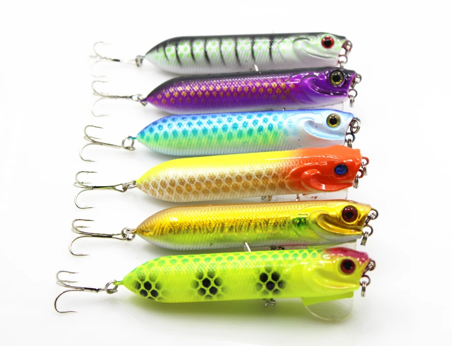 6 шт./лот рыболовная группа приманка поппер для рыбалки 9 5 см 18 г|lure popper|fishing luregroup