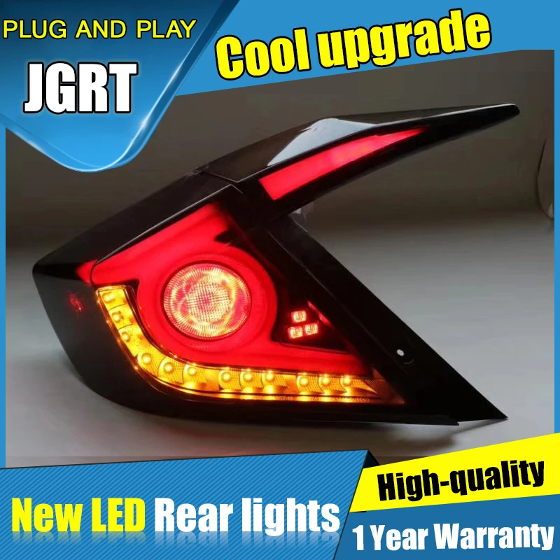 Автомобильные задние фонари для Honda Civic LED DRL ходовые огни Противотуманные фары