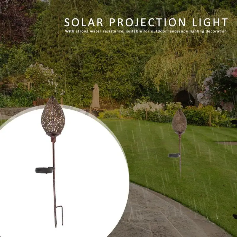 Солнечный СВЕТОДИОДНЫЙ светильник для газона, открытый водонепроницаемый наземный светильник, садовый ландшафтный светильник