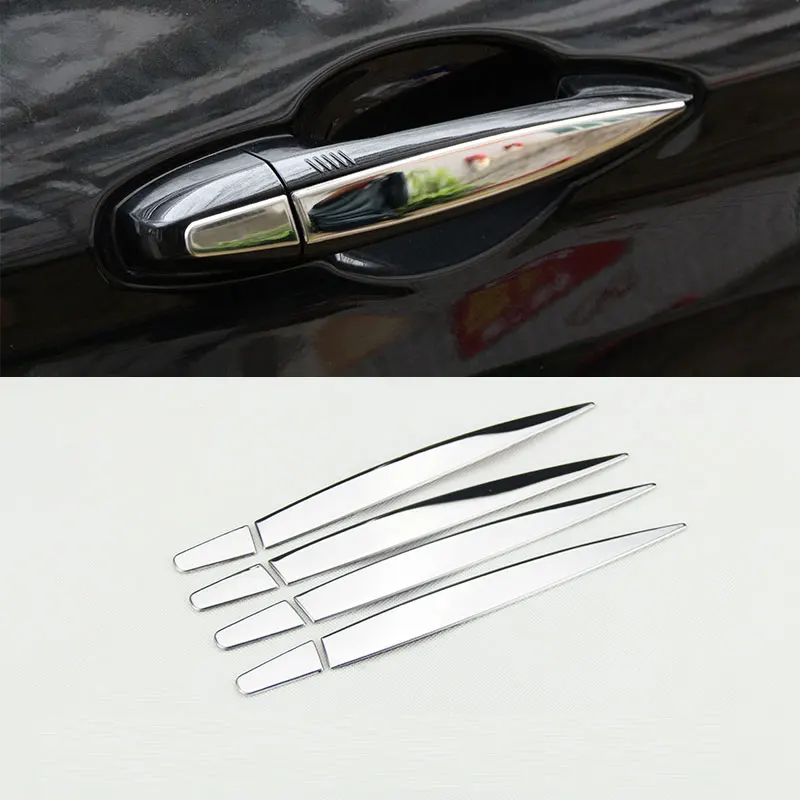 

For BMW X1 F48 2016 2017 Stainless steel Car Exterior Door Handle Trim Sequins High Quality Car Accessories 8pcs