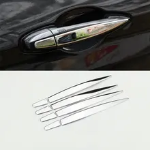 Per BMW X1 F48 2016 2017 In acciaio inox Auto Porta Esterna Maniglia Trim Paillettes di Alta Qualità Accessori Auto 8 pz