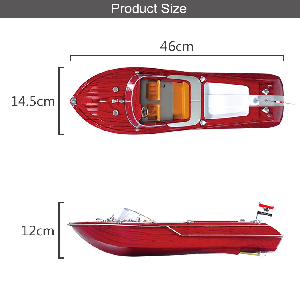 Flytec_V001 25KMH_High Speed_RC_Boat Remote_Control Racing_Speedboat_15