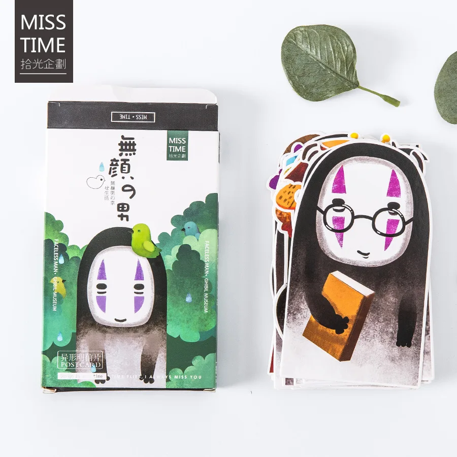 

30 sheets/Set Cartoon Faceless Man Postcard /Greeting Card/Message Card/Christmas and New Year gifts