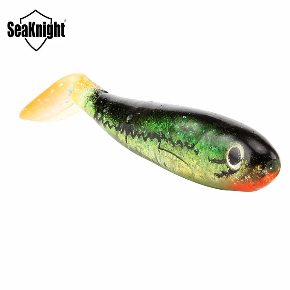 6 шт./лот SeaKnight 3 дюйма/76 мм 7 4 г Мягкая приманка SL013 T Tail рыболовные приманки