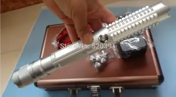 

HOT! High power Military Blue laser pointer 100W 1000000m 450nm Flashlight Burning match/Burn light cigars/candle/black Hunting