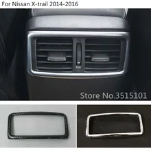 car styling garnish cover trim rear upside Air conditioning Outlet Vent 1pcs For Nissan X-trail xtrail T32/Rogue 2014 2015 2016