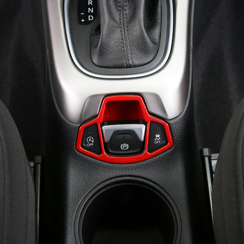 MOPAI ABS Car Styling Electronic Hand Brake Decoration Frame Cover Trim Interior Stickers Fit For Jeep
