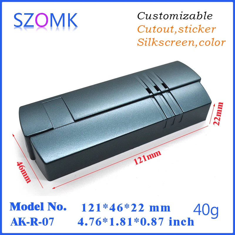 abs plastic box electronic box (10 pcs) 121*46*22mm project case