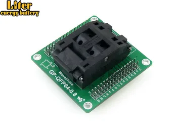 

QFP64 PQFP64 TQFP64 LQFP64 Adapter Yamaichi IC51-0644-824 IC Test Socket Programming Adapter 0.8mm Pitch IC Body size 14*14mm