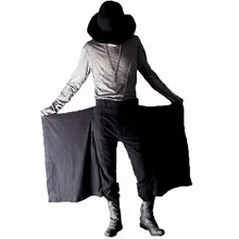 Японский для мужчин's мотобрюки Лен на корейской молодежи осень прилив бренд повседневные штаны для мужчин черные брюки-карандаш