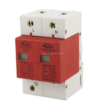 preço 2 P 2 Polo 100ka 385 V Ac Casa Proteção Proteção Contra Surtos Proteção Proteção Contra Raios Dispositivo