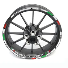 Nova alta qualidade ajuste da roda da motocicleta adesivo tarja aro reflexivo para benelli trk 502