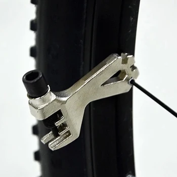 

New 1pc 60x40x12mm Bicycle Mountain Bike Cycling Steel Chain Breaker Repair Tool Spoke Wrench Portable Bicycle Repair Tools