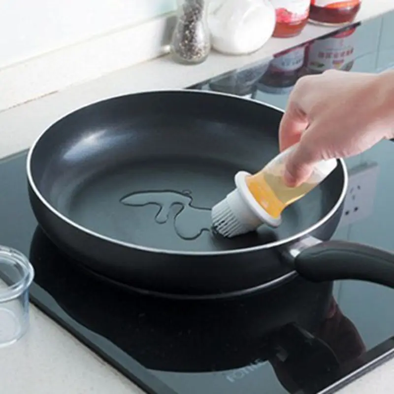 Silicone high temperature extrusion oil brush barbecue Bakery brush Squeeze oil brush