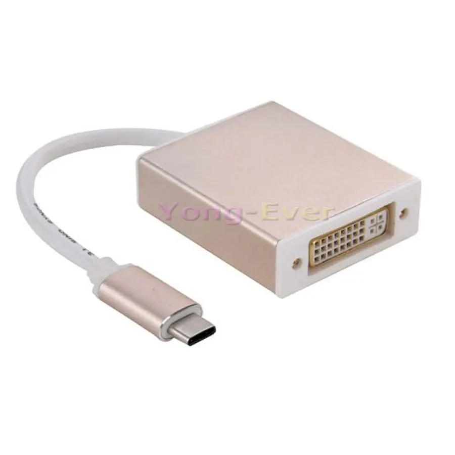 Адаптер переходник с USB 3 1 на DVI 24 5 Pin 1080P для Macbook Pro Chrombook 4K HDTV|dvi 24|dvi 5for macbook pro |