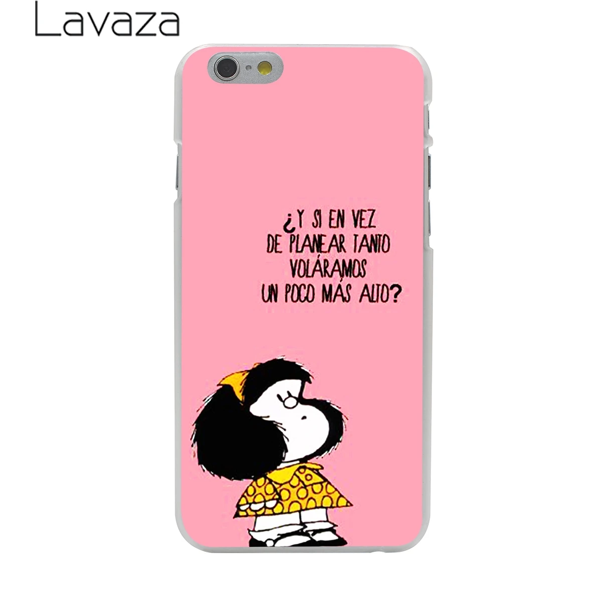 Жесткий чехол Lavaza Mafalda для iPhone XR X XS 11 Pro Max 10 7 8 6S 5 5S SE 4 4s