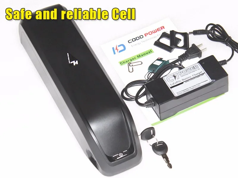 Best Hailong battery with USB Sanyo GA cell 48V 17.5Ah Li-ion electric bike battery for Bafang 1000W BBSHD motor kit 8