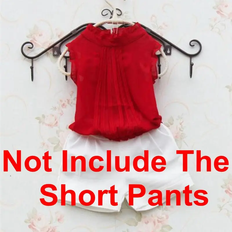 Summer Baby Teenage Big Girls Blouse Shirts For Kids Child Chiffon Sleeveless School Girl Tops JW1039