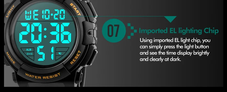 Модные уличные спортивные часы мужские часы многофункциональные водонепроницаемые цифровые наручные часы мужские часы Relogio Masculino SKMEI Новые