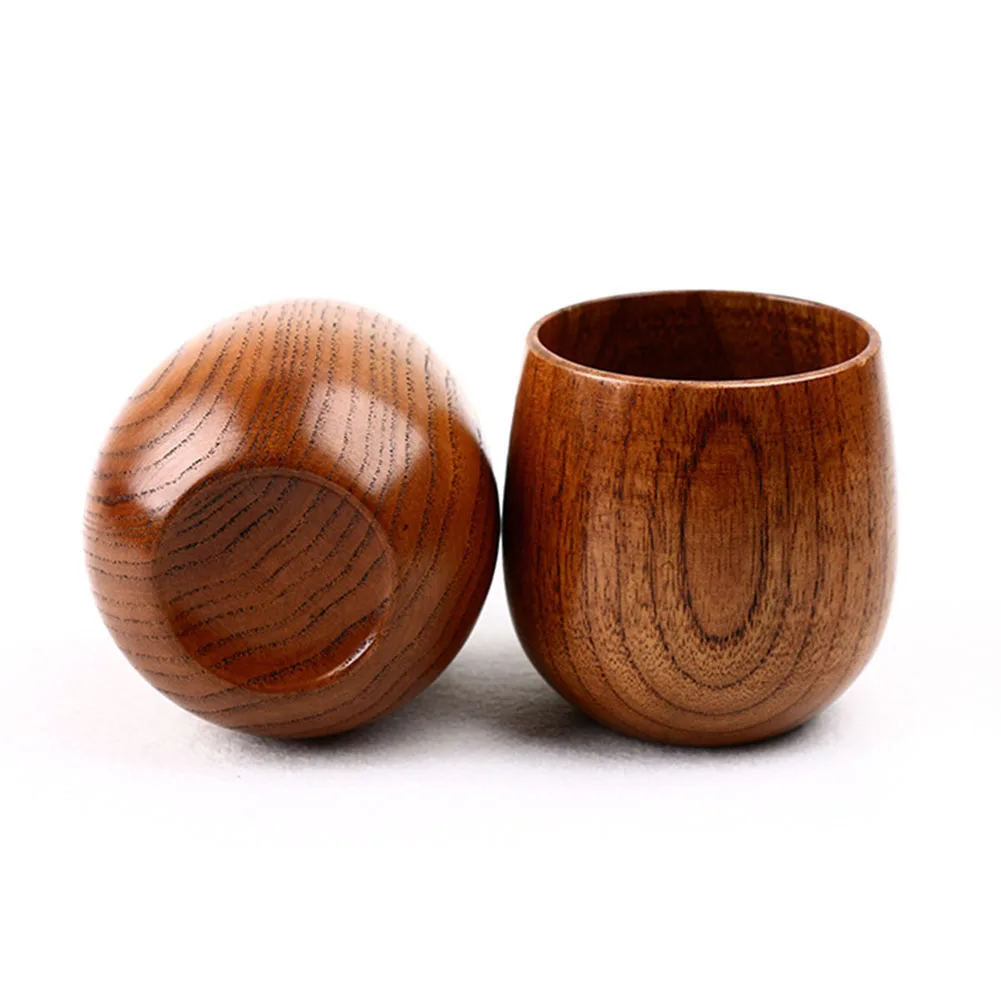 

200ml Wood Cup Primitive Handmade Natural Spruce Wooden Cup Breakfast Beer Milk Drinkware Green Tea Cup water bottle