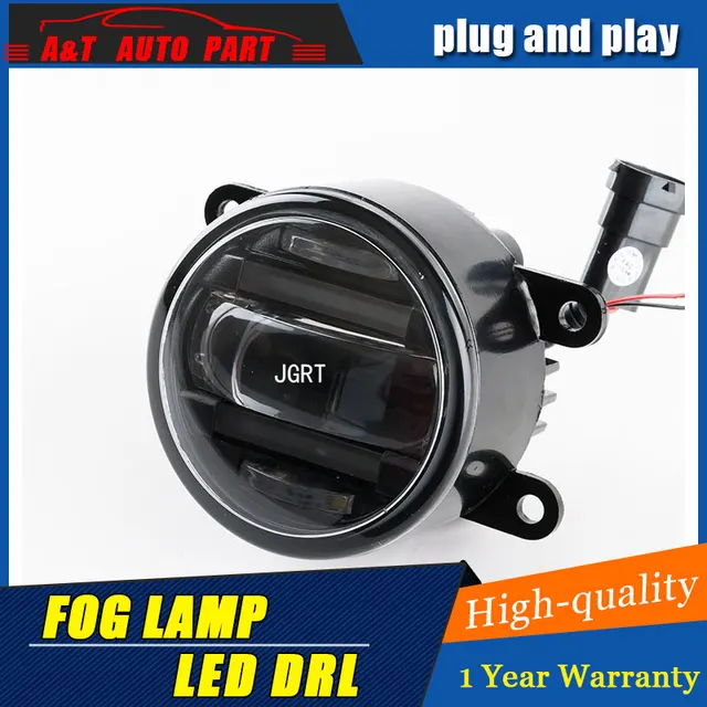 2011 2017 For Peugeot 308 ed fog lights+LED DRL+turn signal lights Car